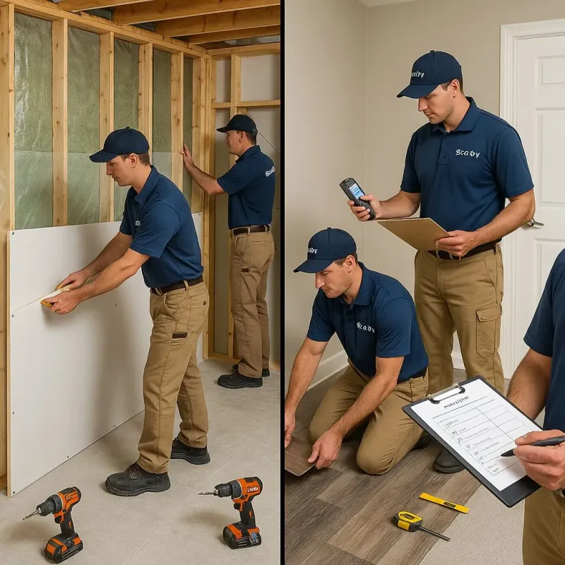 Repairs and Reconstruction process in Delhi, LA